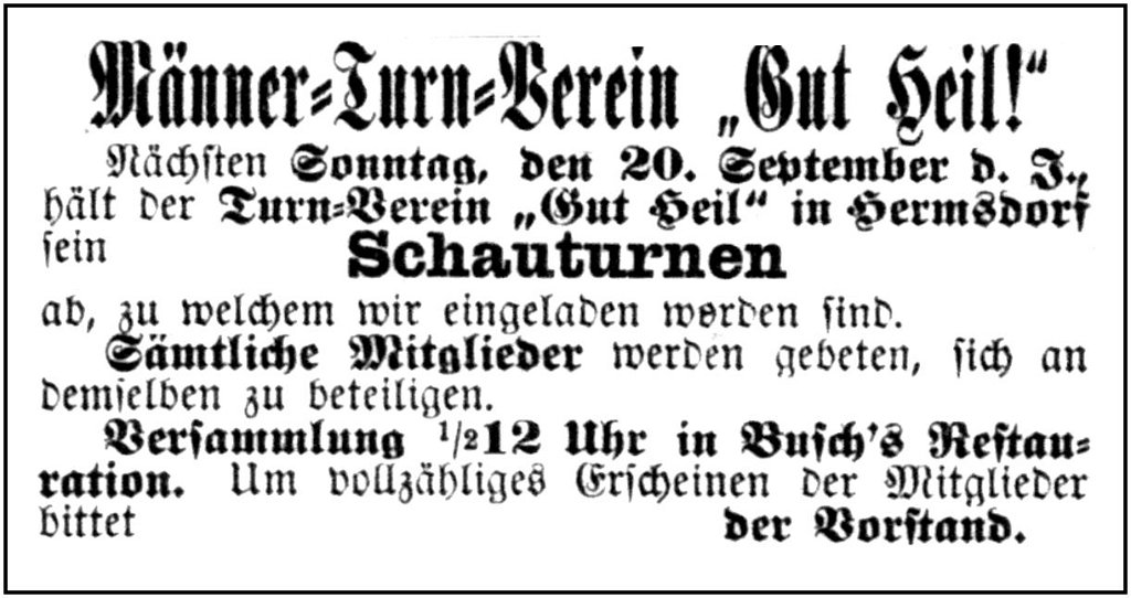 1891-09-20 Hdf Gut Heil Schauturnen